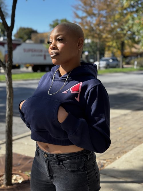 ALEXANDRIA CROP TOP HOODIE 