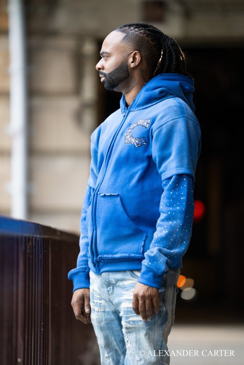 ALEXANDER CARTER BLUE (RHINESTONE HOODIE) 2026