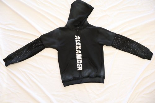 ALEXANDER CARTER (BLACK RHINESTINE HOODIE)2026